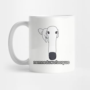 Tiktok long nose dog meme Mug